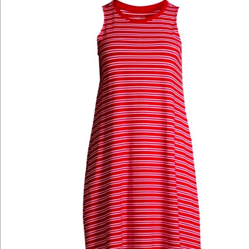 Sleeveless A-line dress